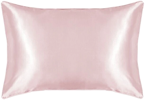 Taie d'oreiller en soie de mûrier rose Cloudy